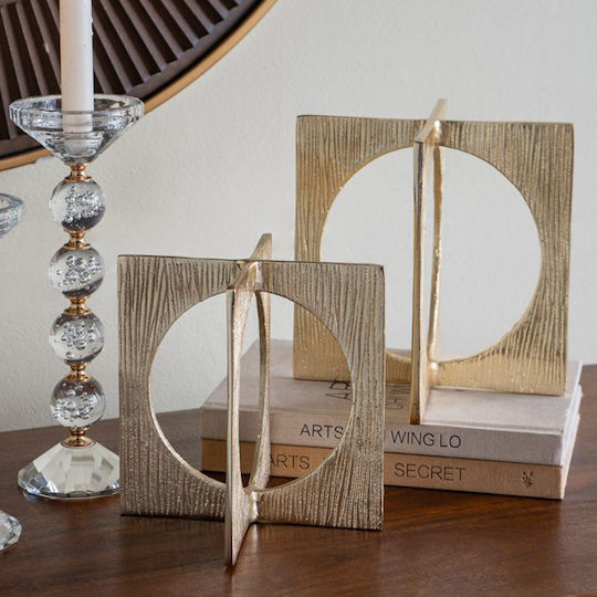 Artekko Noble Gold Metallic Tabletop Decor 20x20x20 Cm
