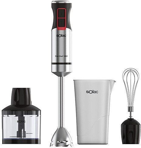 Solac Pro Chef 1201 Ραβδομπλέντερ με Ανοξείδωτη Ράβδο 1200W Μαύρο