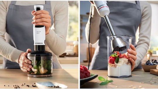 Bosch Ραβδομπλέντερ με Ανοξείδωτη Ράβδο 800W Λευκό