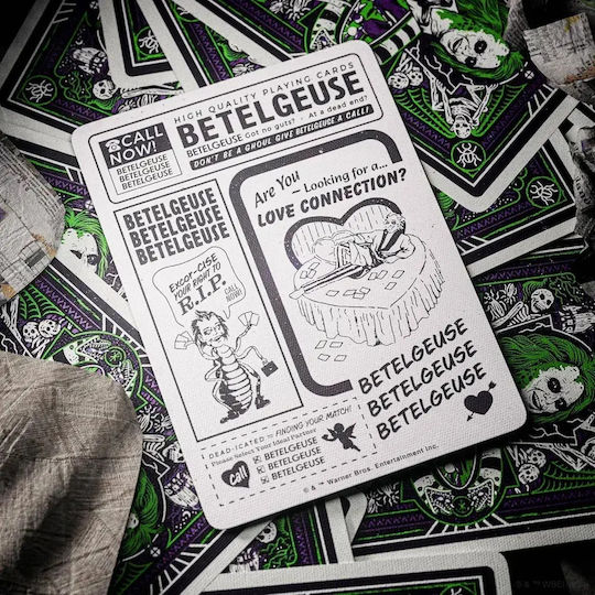 Beetlejuice Playing Cards