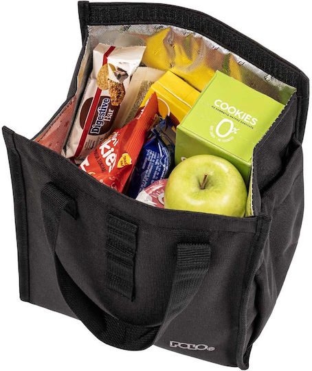 Polo School Insulated Lunch Bag Handheld 6l Blue 22x16x25cm