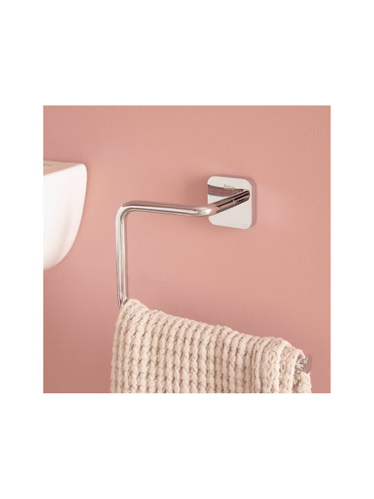 Roca Victoria Bathroom Hook Single with Screws Silver