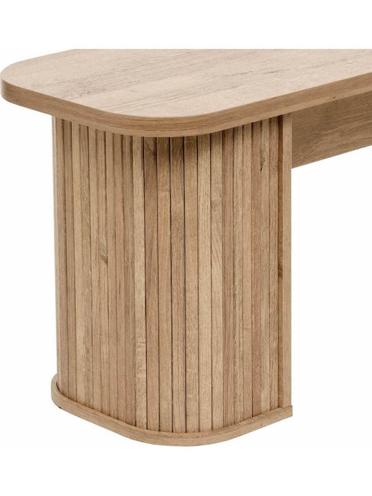 Colva Wooden Outdoor Bench 140x35x45cm