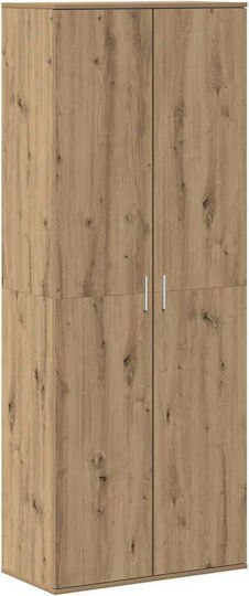 Ντουλάπα Γραφείου Ξύλινη Δρυς 70x35x180cm