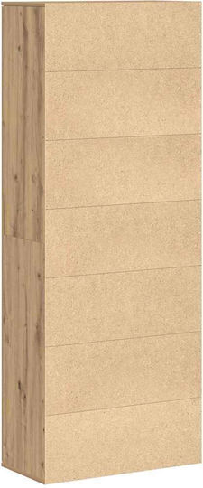Ντουλάπα Γραφείου Ξύλινη Δρυς 70x35x180cm