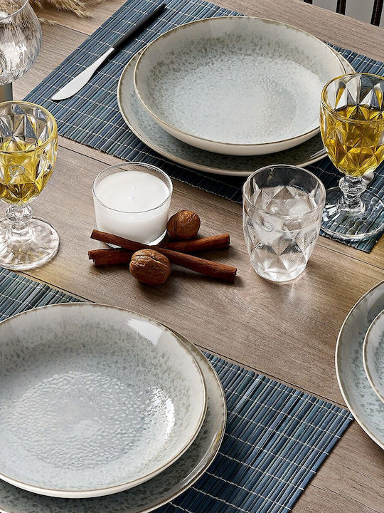 Cryspo Trio White Porcelain Dinnerware Set 20pcs