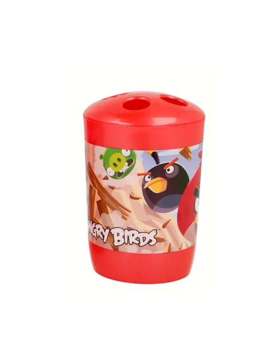 Angry Birds Angry Birds Badezimmerzubehör-Set Kunststoff Rote 3Stücke