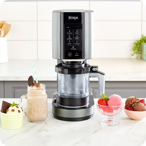 Ninja CREAMi Ice Cream & Frozen Dessert Maker Ice Cream Maker 2x473ml Black / Silver