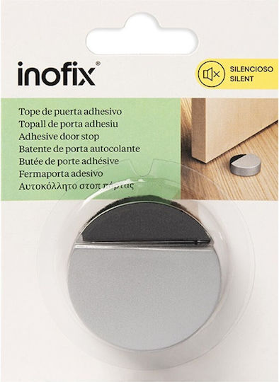 Door Stopper Adhesive Metallic Γκρι Ματ 2027 1pcs