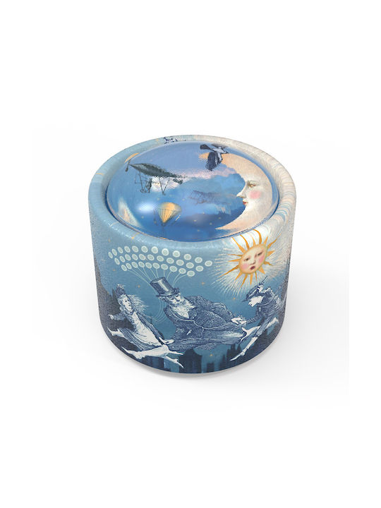 Music Box Belle Lurette Rotating Mechanism Glass Lullaby of Mozart 6.8 X 6.8 X 8.7 Cm Bc00075