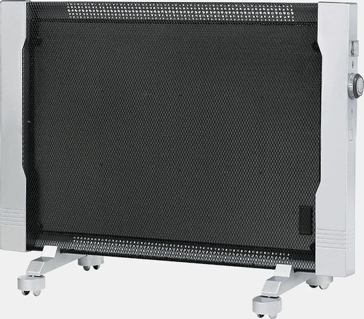 Konvektorheizung Boden 1500W Mica mit elektronischem Thermostat Schwarz