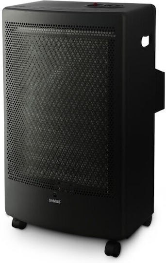 Samus Încălzitor gaz interior 3000W Negru 41.5x38.5x72.5cm