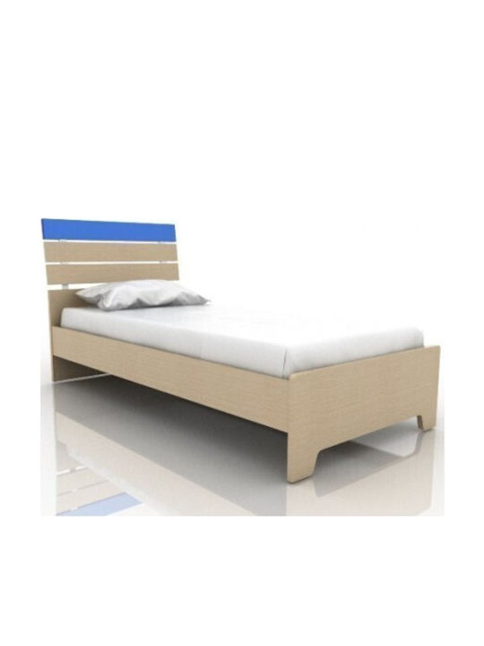 Picasso Kinderbett Einzeln Beige für Matratze 90x190cm