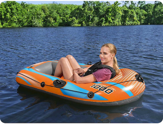 Bestway Inflatable Boat for 1 Person Orange 162x96cm Orange
