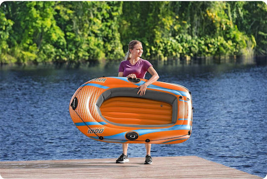 Bestway Inflatable Boat for 1 Person Orange 162x96cm Orange