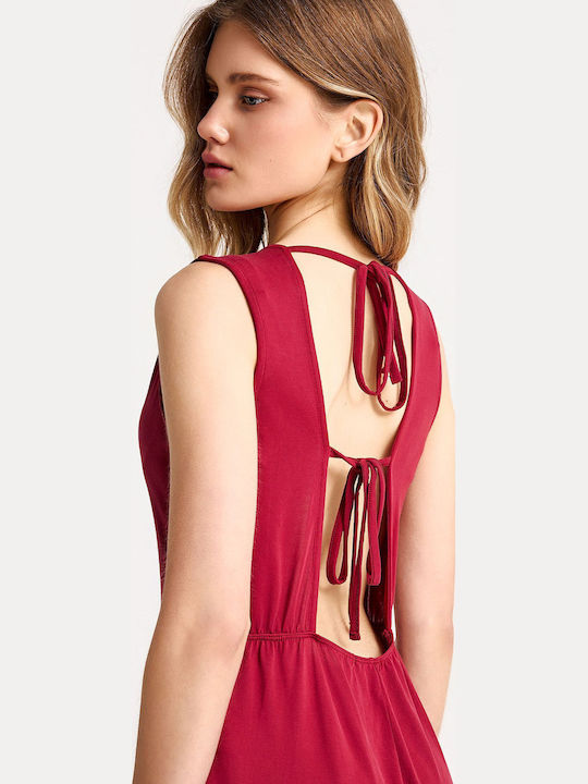 Women's Sleeveless Jumpsuit Baked Apple FBL013-109-12-Baked-Apple