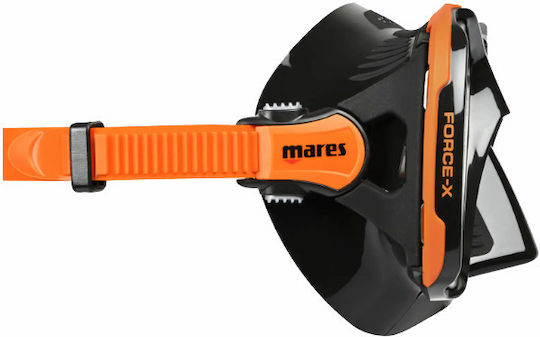 Mares Μάσκα Θαλάσσης Force-X Μαύρη