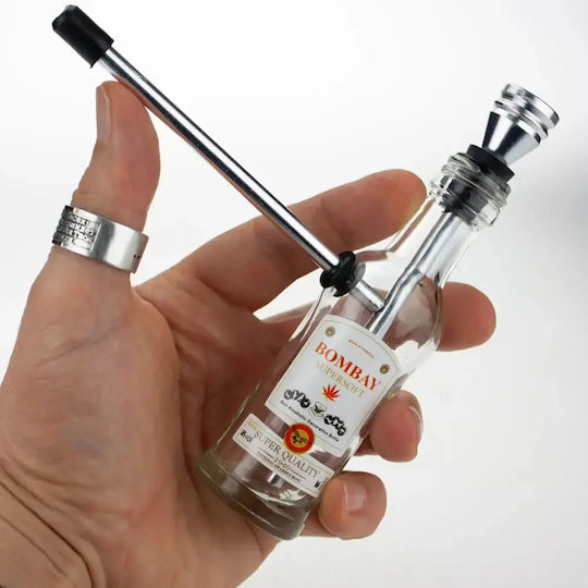 Glasflasche Bong "Bombay" 15cm