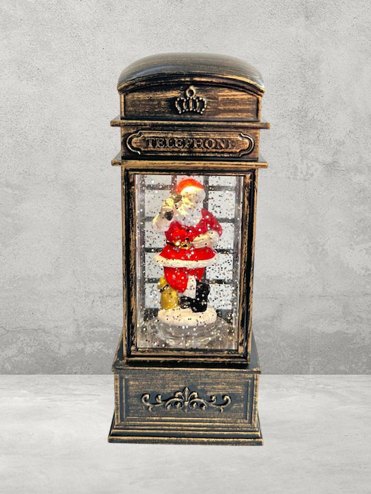 Christmas Decorative Lighted Telephone Booth 3pcs