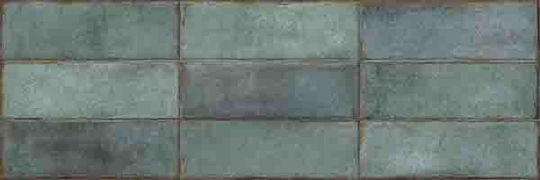 Ceramic Glossy Floor / Wall Tile Interior 90x30cm Green