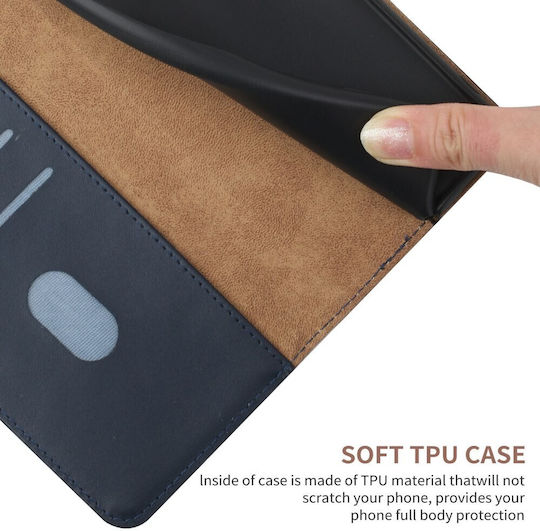 Leather Blue Wallet (Oppo Reno15 Pro 5g)