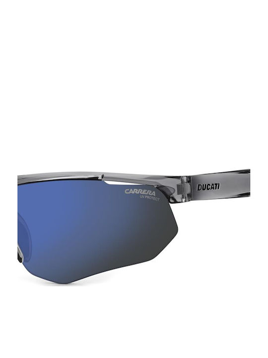 Carrera Unisex Sonnenbrillen mit Grauem Horn umrandetem Rahmen und Grauen Gläsern 044/S R6S/XT