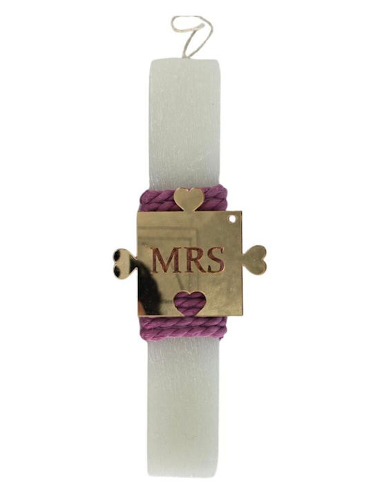Set 2 Osterkerzen Paar Plexiglas Mr & Mrs