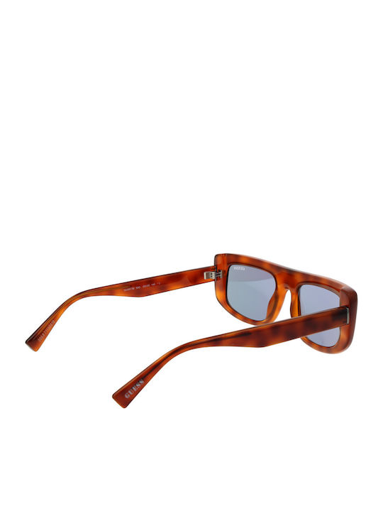 Guess Ochelari De Soare Unisex Cu Ramă Din Plastic Neagră Tartarugă Și Lentilă Roz Oglindă GU00138 53C