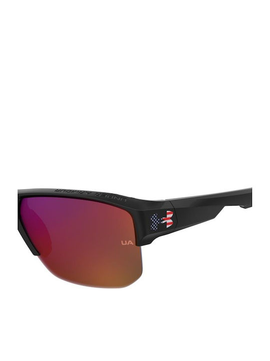 Under Armour Fanatical Ochelari De Soare Unisex Cu Culoare Negru Cadru Și Culoare Negru Oglindă Lentilă
