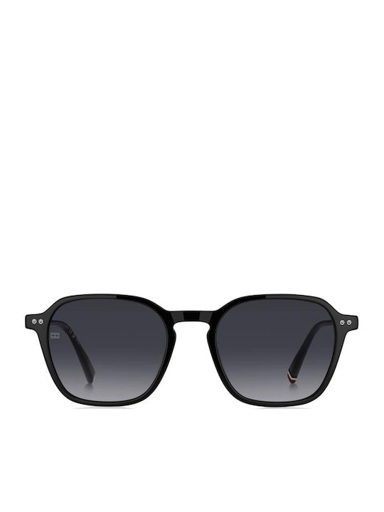 Tommy Hilfiger Unisex Sunglasses with Black Frame and Gray Gradient Lens TH2132/S 807/9O