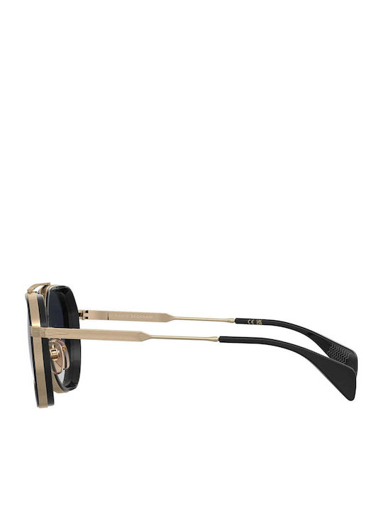 David Beckham Unisex Sunglasses with Gold Metallic Frame and Gold Lens DB 1226 G S RHL 84