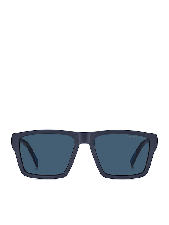 Tommy Hilfiger Unisex Γυαλιά Ηλίου με Μπλε Κοκκάλινο Σκελετό και Μπλε Φακό TH2324/S PJP/KU