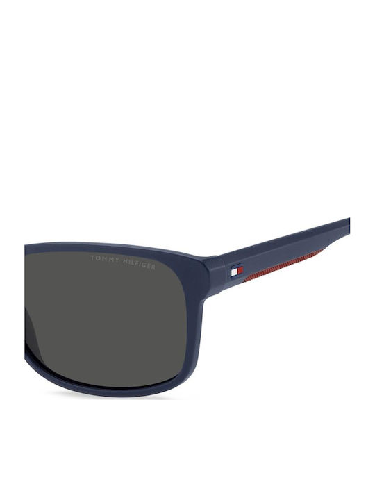 Tommy Hilfiger Unisex Ochelari De Soare Cu Ramă Din Plastic Albastru Marin Și Lentile Gri TH2325/S PJP/IR
