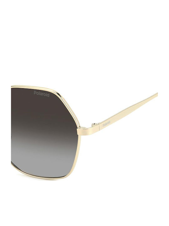Polaroid Unisex Sunglasses with Gold Frame and Gold Lens PLD4205/G 01Q/LA