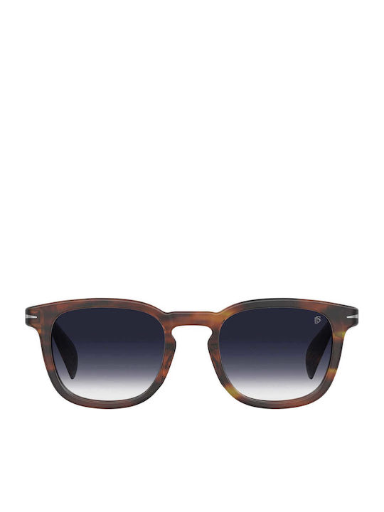 David Beckham Unisex Γυαλιά Ηλίου με Μπλε Σκελετό και Μπλε Φακό DB 1221/S EX4/08