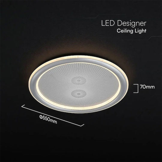V-TAC Panou LED Rectangular În Aer Liber 50W 55x7cm