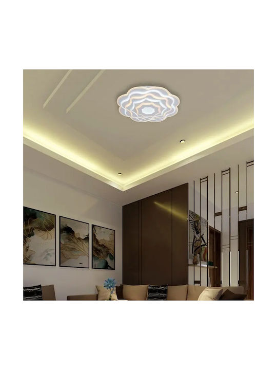 V-TAC Plafonieră de Tavan 51 cm cu LED Integrat și Telecomandă