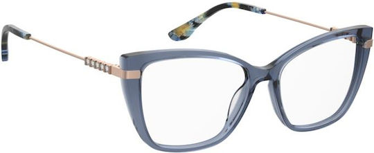 Pierre Cardin Weiblich Brillenrahmen Katzenauge Blau P.C. 8546 PJP