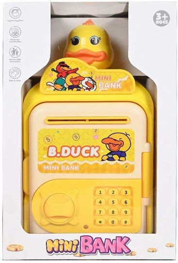 Sicheres Kinder Sparbüchse Spielzeug Sparschwein Mit Enten Geräuschen Licht Automatisches Banknotenausgabe