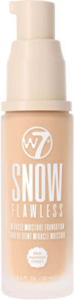 W7 Cosmetics Aasnow Flawless Liquid Make Up Fresh Beige 30ml