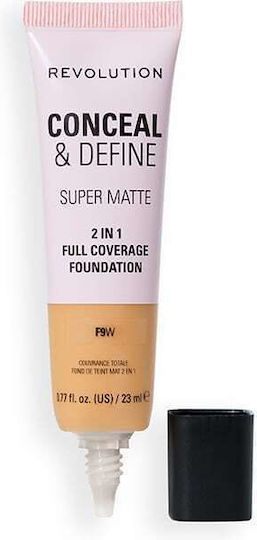 Revolution Beauty Conceal & Define Liquid Foundation F9w
