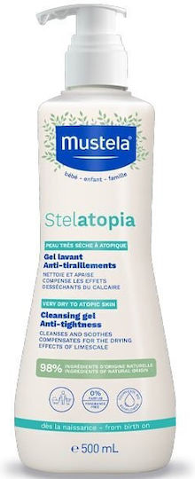 Mustela Stelatopia за Атопична Кожа 500ml с Помпа