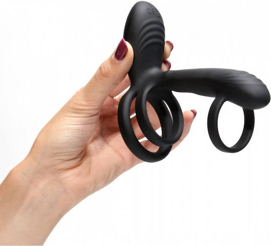 Crushious G-Spot Vibrator With Remote Control Black