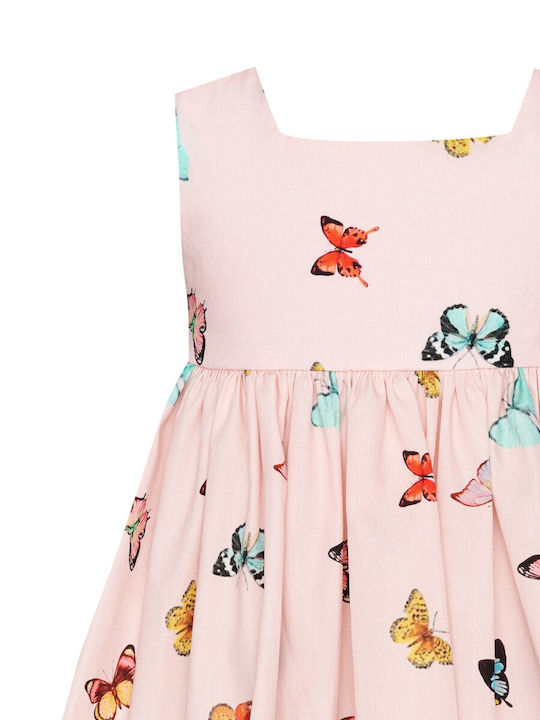 Girls Sleeveless Dress Pink