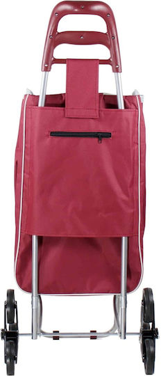 Fabric Shopping Trolley 58x21x33cm