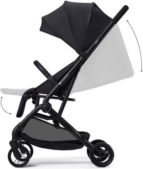 Kinderkraft Indy 3 Kinderwagen Kinderkraft Klad suitable für Neugeborene Coal Schwarz
