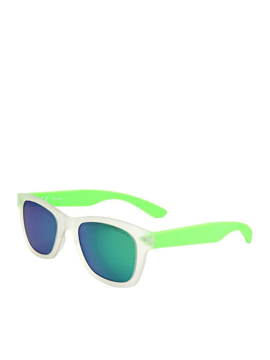 Police Kids Sunglasses with Mirror Lenses White SK039 Z69V