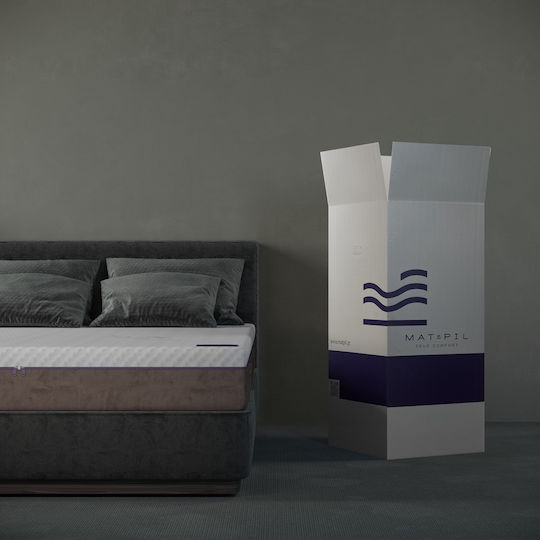 Mat&Pil Coco Kingsize Orthopädische Matratze Memory-Schaum / Schaum 200x200cm mit Kokosnuss Τree SΚ200