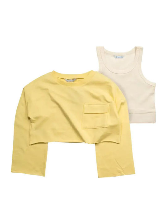 Kids Long-Sleeved Top Vanilla