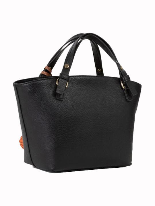 Leather Women's Bag Crossbody Handbag Black
